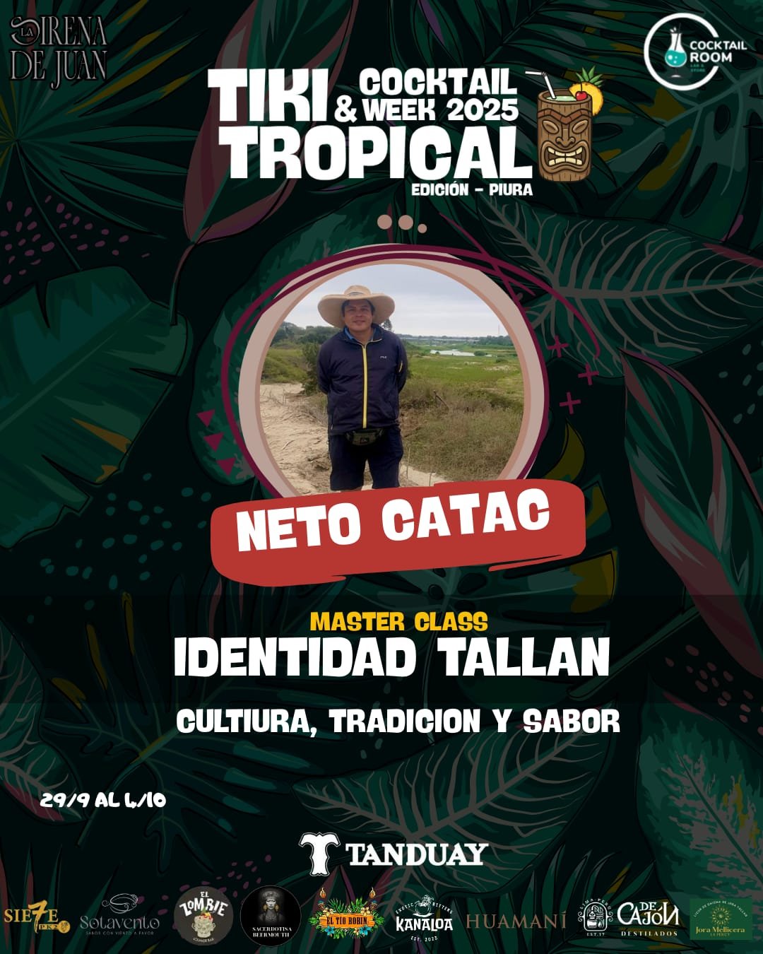 Ernesto Mogrovejo Identidad Tallán: Cultura, Tradición y Sabor en el Tiki & Tropical Week 2025